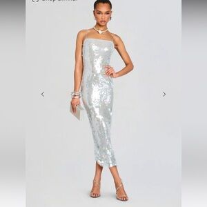 RETROFETE ALANA SEQUIN DRESS